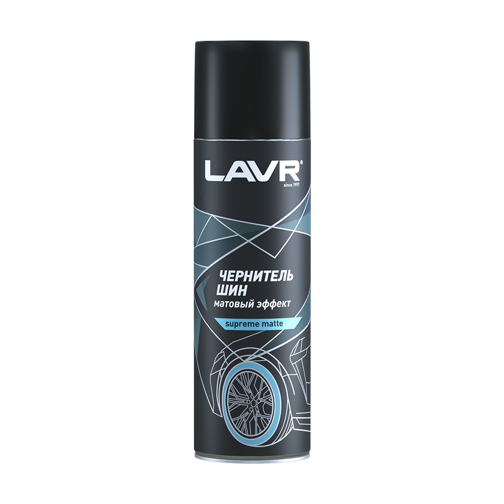 Чернитель шин матовый Lavr Black Tire Matte (0,650 л.) Ln1433- Заказать.  Доставка. Отсрочка